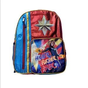 Marvel Avengers Captain Marvel Backpack NEW